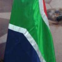  Bandera de raso reglamentaria para despachos y eventos de Surafrica