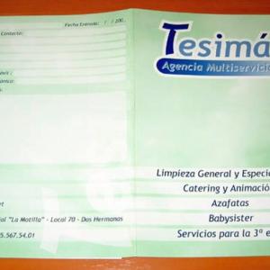 Diseño de la carpeta de Tesimá, Dos Hermanas SEvilla
