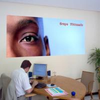 Rotulación fotomural en vinilo. Credifinancia Alcalá de Guadaira Sevilla