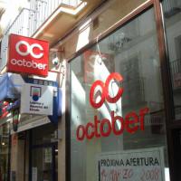 Rótulo luminoso Banderola. OC October Antequera