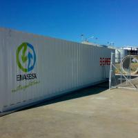 Rotulación en pintura de Contenedor container Marítimo Emasesa/Befesa. rotulación personalizada sevilla