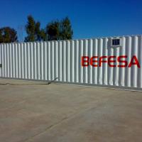 Rotulación en pintura de Contenedor container Marítimo Emasesa/Befesa Sevilla