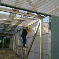 Rótulo letras recortadas. Casa Cuartel de la Guardia Civil de Aracena Huelva