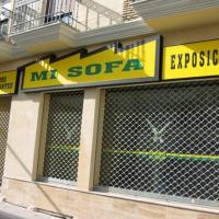 Rótulo luminoso corpóreo. Mi Sofá  Cáceres
