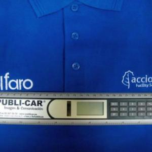 Bordado de Vestuario Laboral para Acciona Service. Servicio integral de Centros Comerciales. Sevilla