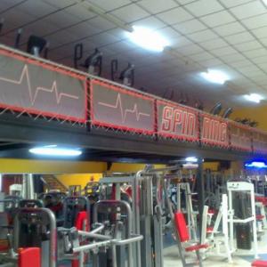 Impresión digital sobre Lona enmarcada. Gim Bodymaster Dos Hermanas Sevilla