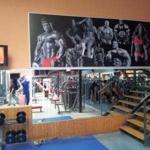 Impresión digital sobre Lona enmarcada. Gim Bodymaster Dos Hermanas Sevilla