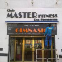Rótulo letras corpóreas Master fitnes Dos Hermanas Sevilla