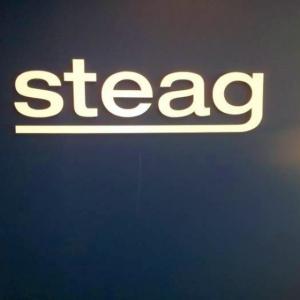 Rótulo letras corpóreas Steag, Sevilla