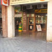 Rótulo luminoso Banderola. Inforper Reina Mercedes Sevilla