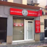 Rótulo luminoso Banderola. DH Publicidad, Dos Hermanas Sevilla