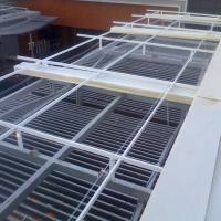 Toldos en lona plástica especial para lluvia de 450 mts en centro Comercial El Faro Badajoz. Trabajos realizados para Acciona Facility Services 