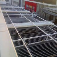 Toldos en lona plástica especial para lluvia de 450 mts en centro Comercial El Faro Badajoz. Trabajos realizados para Acciona Facility Services 