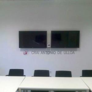 Rotulación de vinilos en Edifico CRAI en Reina Mercedes, Universidad de Sevilla