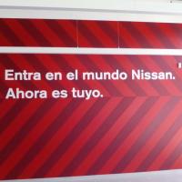 Rotulación de fotomural en vinilos en Nueva rotulación para la Nissan Andalsyr de Huelva. Trabajos realizados para Soinan.
