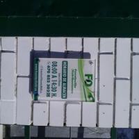 Rótulo cartel con rotulación Placa Fuentecilla Distribuciones,  Dos Hermanas Sevilla