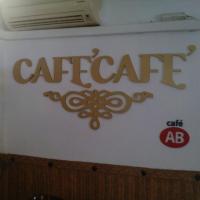 Rótulo Letras en PVC de Café AB