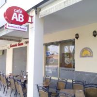 Rótulo luminoso Banderola. Café AB, Sevillana de Café