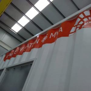 Rotulación de un lote de 67 contenedores container en vinilo de corte especial para Gamesa station. Fabricados por Proinsener Sevilla.