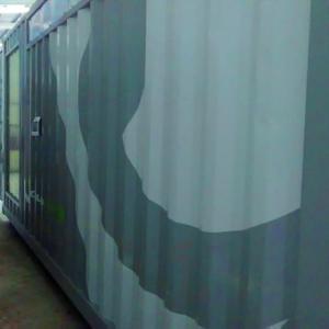 Rotulación en vinilo especial para contenedores container, fabricados por Proinsener Sevilla.