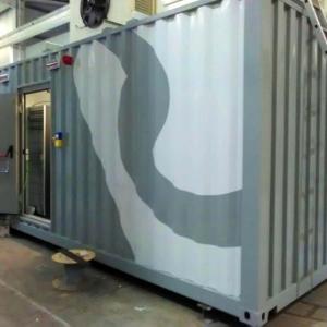 Rotulación en vinilo especial para contenedores container, fabricados por Proinsener Sevilla.