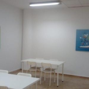Impresión digital sobre lienzos conj bastidor de madera para decoración interior. Colegio Mayor de Sevilla.