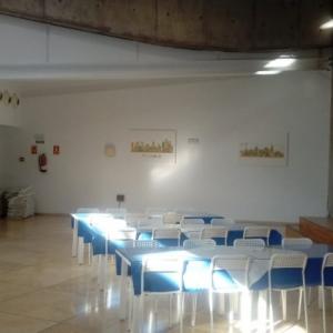 Impresión digital sobre lienzos conj bastidor de madera para decoración interior. Colegio Mayor de Sevilla.