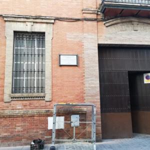 Rótulo Cartel Homologado Memoria Histórica. Junta de Andalucía. Sevilla
