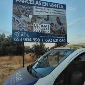 Valla publicitaria panelable. Dos Hermanas Sevilla.