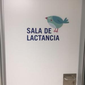 Decoración de interior de clínica de pediatría del Hopsital de Santa Isabel de Sevilla. Rotulación con vinilos al ácido en impresión digital. Dibujos corpóreos en PVC.