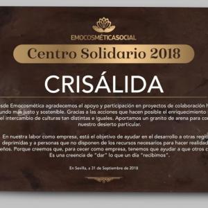 Placa rotulada sobre metacrilato para Emocosmética en Sevilla