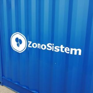Rotulación de contenedor container en vinilo especial de corte, para Ingeniería del Ozono en Cádiz.