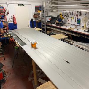 Fabricación de directorio modular para la Facultad de Ciencias Económicas y Empresariales de la Universidad de Sevilla.