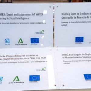 Placas de metacrilato. Aicia Sevilla.
