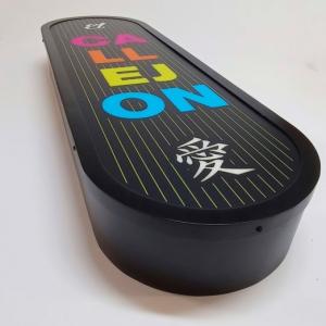 Rótulo caja corpórea luminosa para el restaurante Naciónsushi en Sevilla.