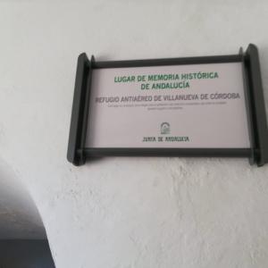 Rótulo Cartel Homologado Memoria Histórica. Junta de Andalucía. Sevilla 