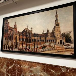 Impresion digital, para decoración de la cantina de la Futer en Sevilla.