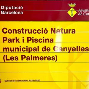 Valla panelable para la Diputación de Barcelona.